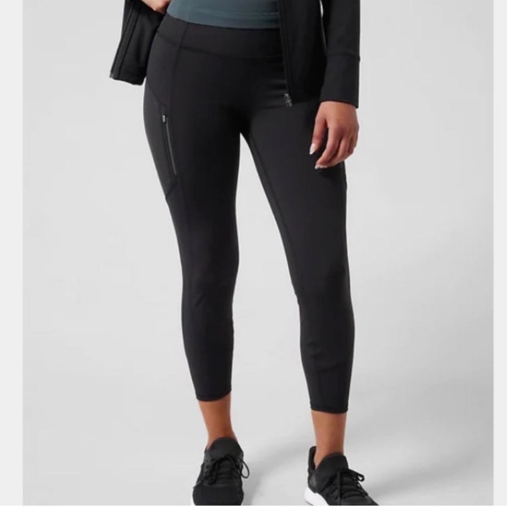 ATHLETA Rainier High Rise Tight Leggings in Black S - Picture 14 of 14